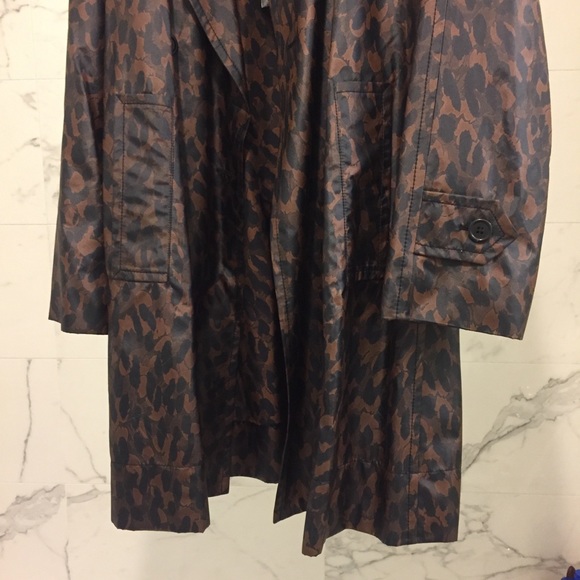 Marc Jacobs Leopard-Print Silk Trench - Picture 3 of 7